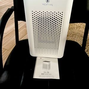 Air purifier covers 500 square foot room. Barely used. Great for allergies.